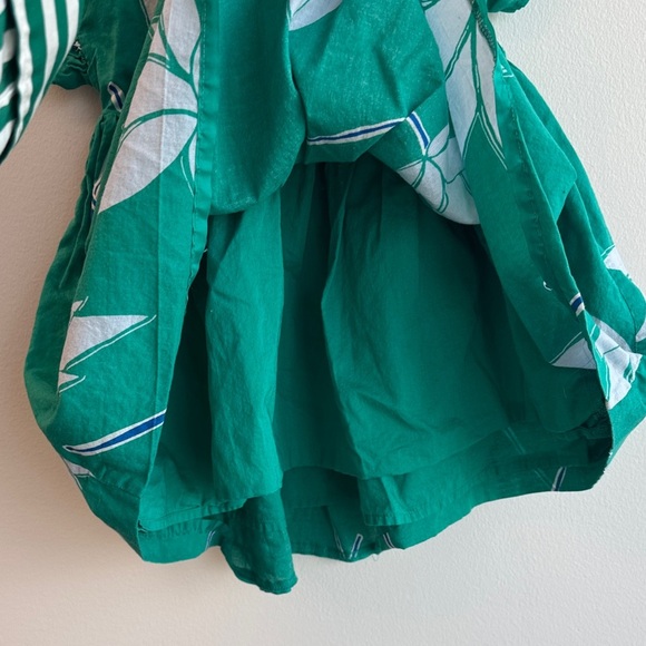 Tea Collection Emerald Leaf Print Dress - Picture 4 of 6